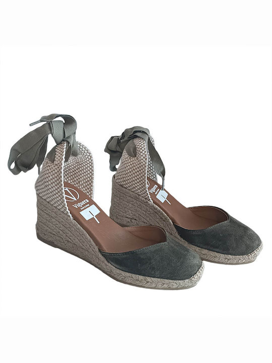 Viguera Women's Espadrilles Platforms 2011 Vitelo Militar / Green