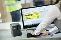 Brother P-touch Label Printer Thermal Transfer USB, Wi-Fi, Ethernet 360 dpi