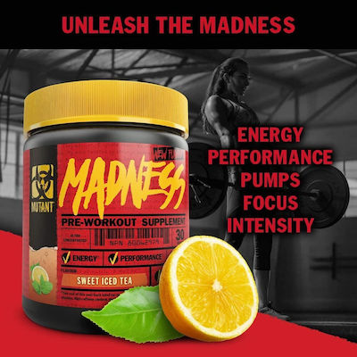 Mutant Madness Supliment Pre Workout 225gr Ceai dulce cu gheață