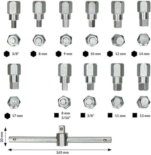 SKS Tools Ταπόκλειδο 12τμχ