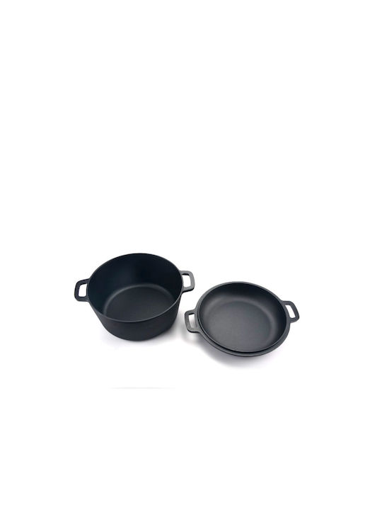 Hitense Sef De Americano Deep Pot made of Cast Iron 4.7lt / 26cm