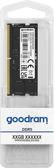 GoodRAM DDR5 με Module 1x16GB και Ταχύτητα 4800 για Laptop