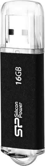 Silicon Power Ultima II-I 16GB USB 2.0 Stick Schwarz