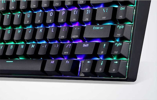 Motospeed CK67 Gaming Tastatură Mecanică 65% cu Custom Blue comutatoare și iluminare RGB (Engleză US)
