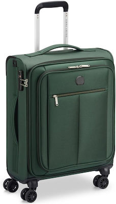 Delsey Pin Up Slim Βαλίτσα Καμπίνας με ύψος 56cm σε Πράσινο χρώμα