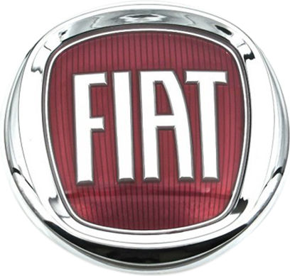 Americat Adhesive Badge for Car Trunk in Red Colour FIAT/1-TR