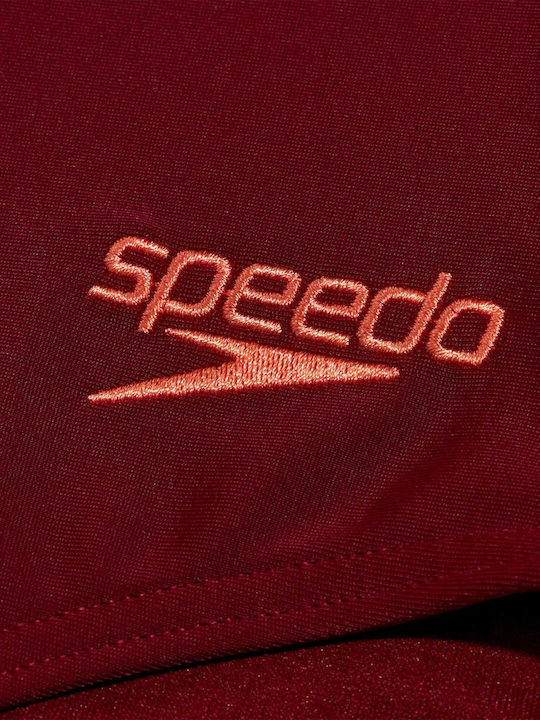 Costum De Baie Întreg Sport Cu Un Umăr Roșu