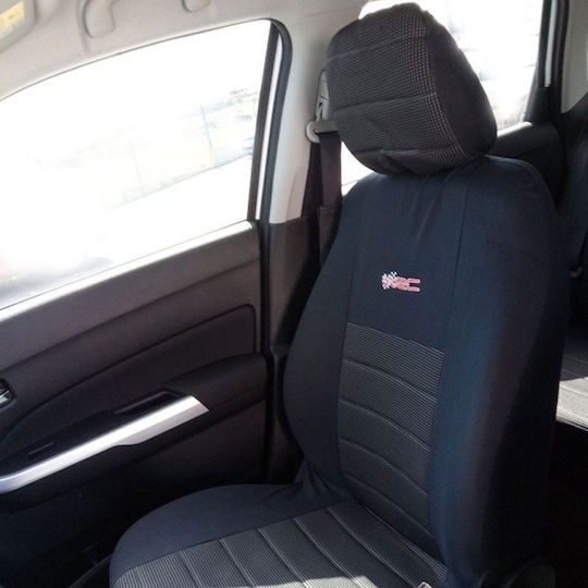 Autoline Set Autositzbezüge 12Stück Polyester Wrc Gray