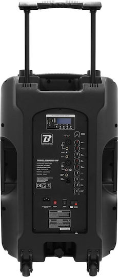 BoomToneDj Ηχείο Karaoke με Ασύρματο Μικρόφωνο Traveler 15 VHF Μαύρο