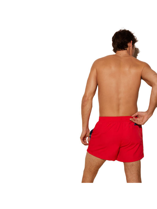 Ysabel Mora Herren Badebekleidung Shorts Rot