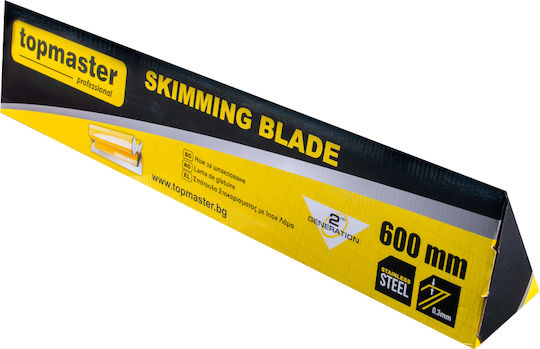 Topmaster Σπάτουλα Inox 600mm με Μεταλλική Λαβή 320141