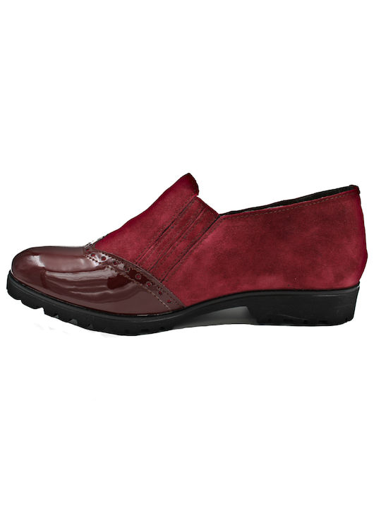 Level Anatomic 06-171 Women's Moccasins in Burgundy Color