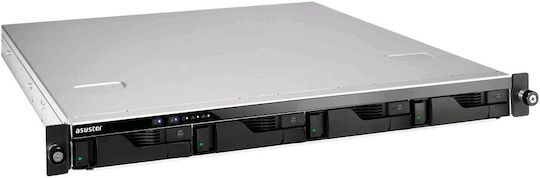 Asustor Lockerstor 4RD AS6504RD NAS Rack με 4 θέσεις για HDD/SSD και 4 θύρες Ethernet