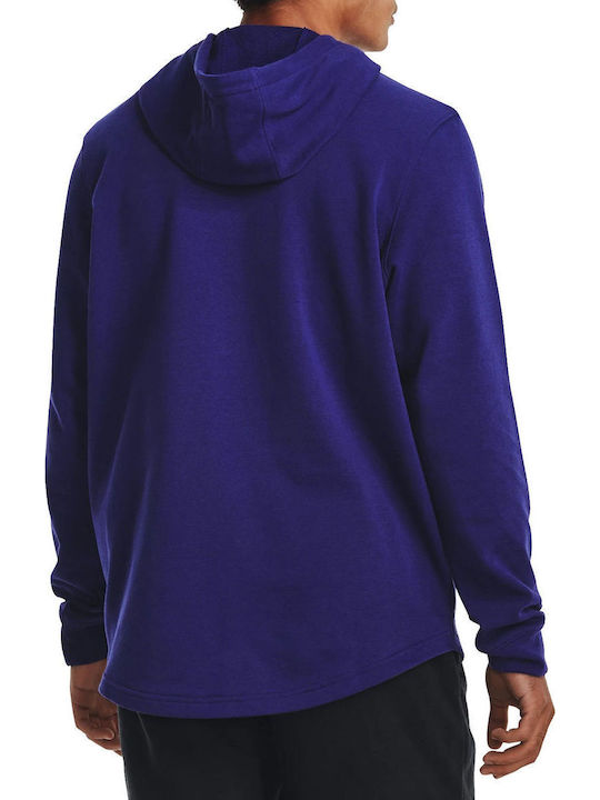 Rival Terry Sweatshirt with Hood Navy Blue