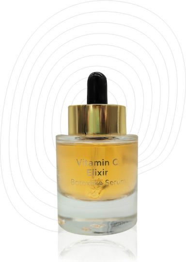 Inalia Elixir Botoxlike Moisturizing & Anti-aging Serum Face with Vitamin C & Peptides for Detoxification & Radiance 30ml