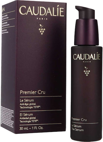 Caudalie Premier Cru Feuchtigkeitsspendend & Anti-Aging Serum Gesicht mit Niacinamid & Hyaluronsäure für Straffung 30ml