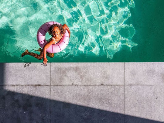 Quut Kinder Schwimmring mit Durchmesser 60cm. Rosa