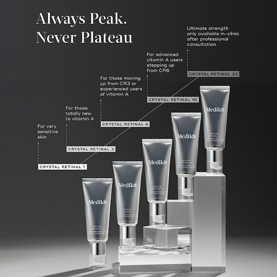 Medik8 Crystal Retinal 3 Beginner Αντιγηραντικό Serum Προσώπου με Ρετινάλη & Βιταμίνη E για Λάμψη & Σύσφιξη 30ml