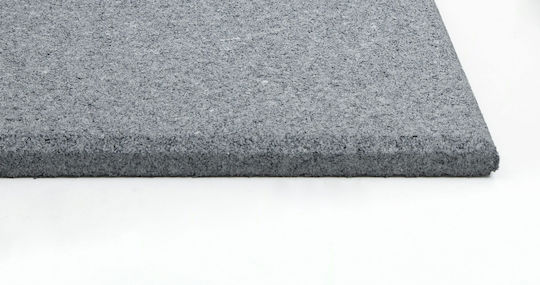 Beka Rubber Boden Bodenbelag für Turnhallengeräte Fitnessstudio Gray 100x100x2cm 1Stück