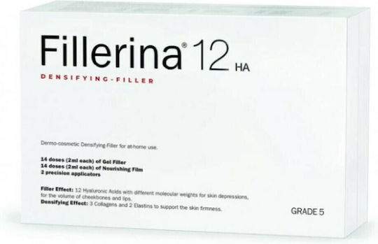 Labo 12 Tratament Intensiv Filler Densificator Ser Ser Hidratant & Anti-îmbătrânire Pentru Față cu Acid Hialuronic & Colagen pentru Strălucire & Tonifiere 2x30ml
