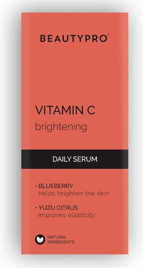 Beauty Pro Daily Feuchtigkeitsspendend & Anti-Aging Serum Gesicht mit Vitamin C für Entgiftung & Strahlkraft 30ml