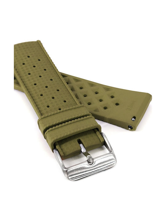 Rochet Tropic Gummi-Armband Khaki 20mm