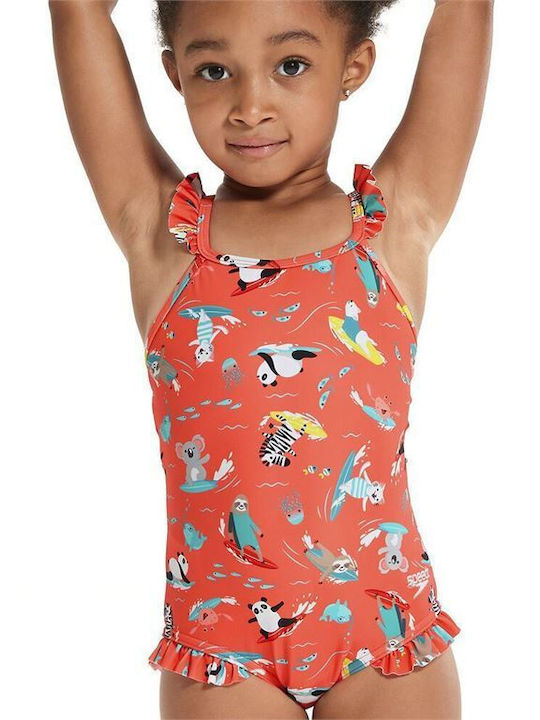 Speedo Kids Swimwear One-Piece Orange