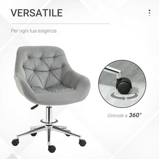 Vinsetto Scaun De Birou Gri