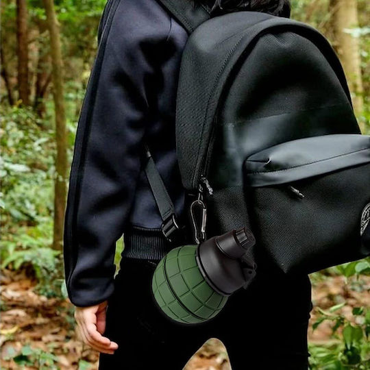 Pahar pentru Camping Silicon Negru Pliabil
