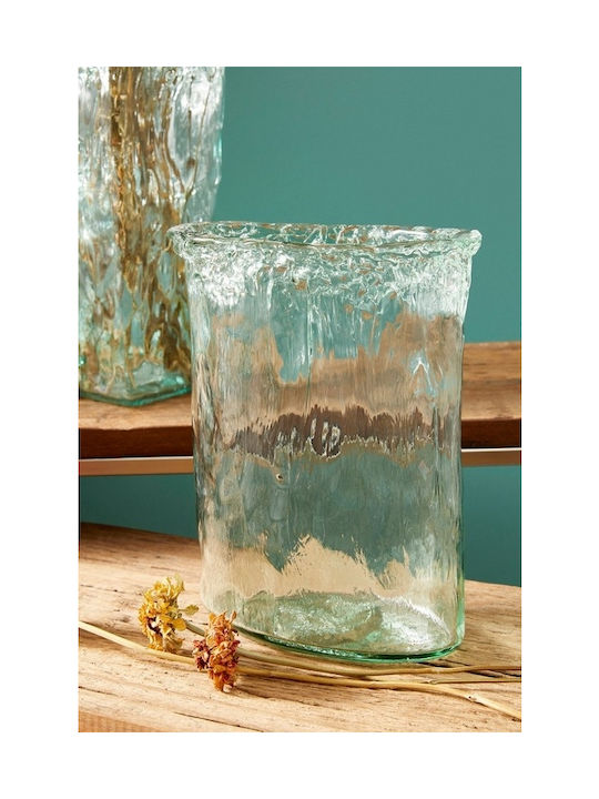 Bizzotto Διακοσμητικό Βάζο Glas Pandora Transparent 23x12.5x27.5cm 1Stück