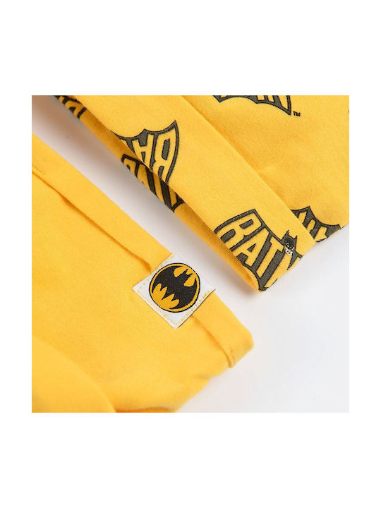 Batman Set Kinder Beanie Gelb