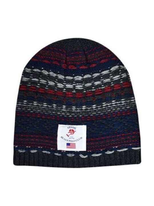 Kids Beanie Set with Knitted Blue Scarf
