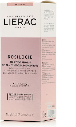 Lierac Rosilogie Καταπραϋντικό & Ενυδατικό Serum Προσώπου με Πεπτίδια 2x30ml