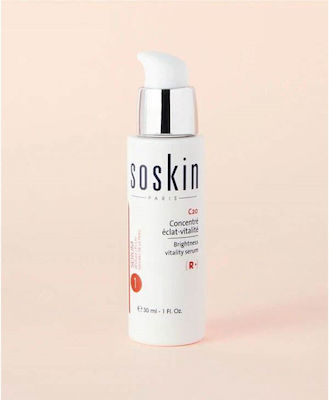 Soskin Brightening Face Serum Brightness Vitality C20 Suitable for All Skin Types with Vitamin C 30ml