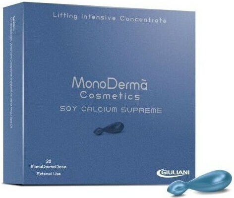 PharmaQ Monoderma Soy Calcium Supreme Moisturizing & Anti-aging Serum Face with Hyaluronic Acid for Detoxification & Firming
