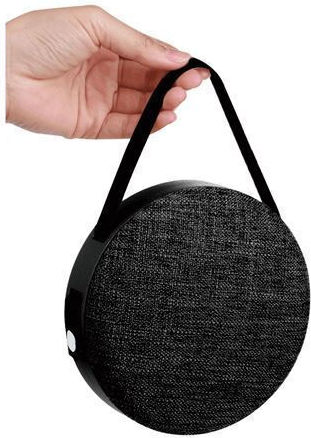 Sound Crush Roundo Waterproof Bluetooth Speaker 8W with Battery Life up to 20 hours White