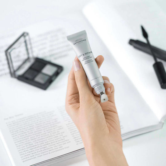 Institut Esthederm Gel de Îngrijire Netedă pentru Ochi Anti-îmbătrânire Tonifiere și Reconstrucție cu Factor de Protecție Solară 20 SPF 15ml