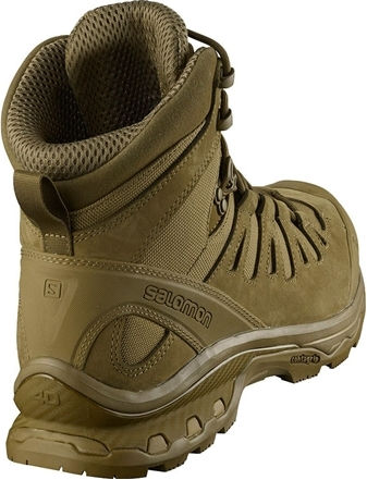 Salomon Cizme Militare Ghete Scurte Quest 4D GTX Impermeabile Cu Membrană Gore-Tex Din Piele Bej