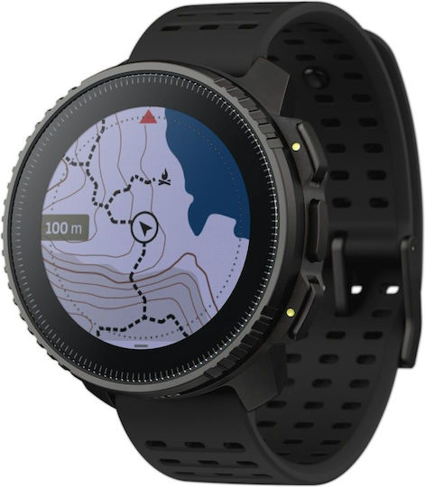 Suunto Vertical Stainless Steel 49mm Smartwatch with Heart Rate Monitor (All Black)