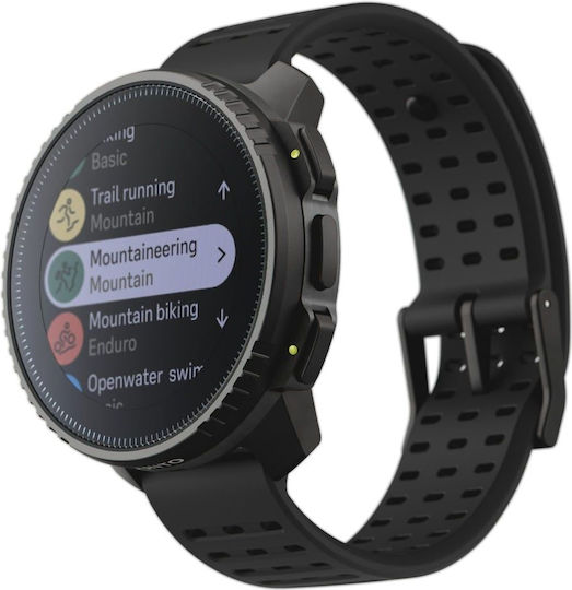 Suunto Vertical Stainless Steel 49mm Smartwatch with Heart Rate Monitor (All Black)
