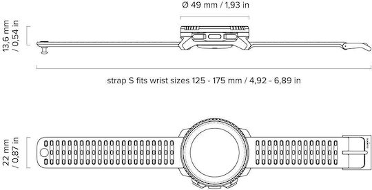 Suunto Vertical Titanium 49mm Waterproof Smartwatch with Heart Rate Monitor (Canyon)