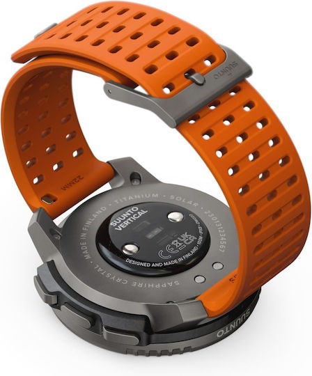 Suunto Vertical Titanium 49mm Waterproof Smartwatch with Heart Rate Monitor (Canyon)