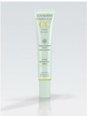 Coverderm Complete Care CC-Creme SPF15 Augen- & für die Augen Light Beige gegen gegen Augenringe 15ml