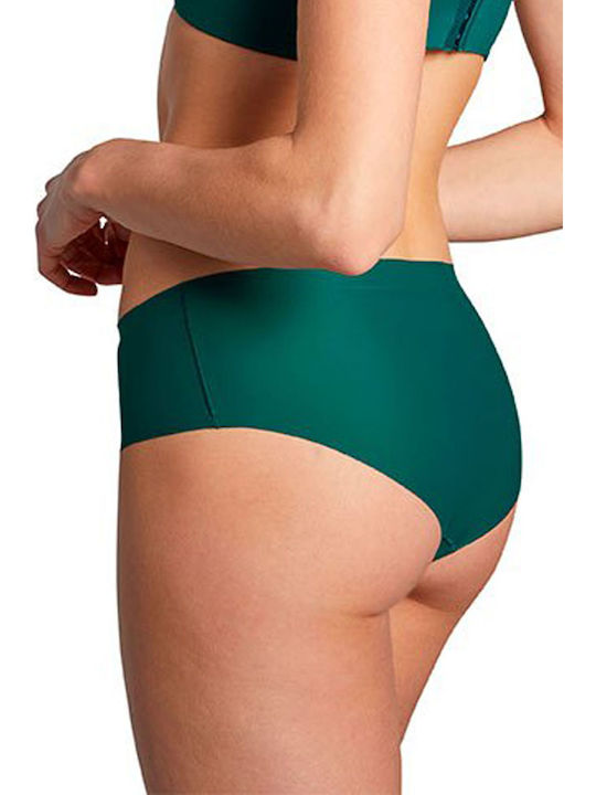 Puma Damen Slip 2Pack Nahtlos Grün