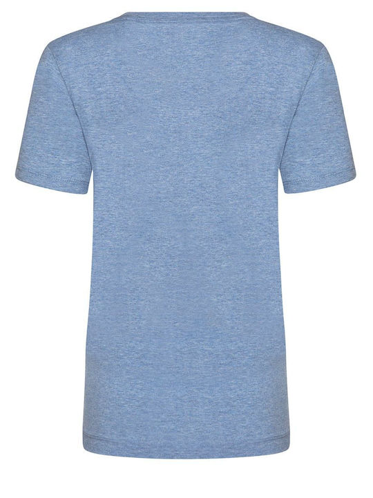 DKNY Damen T-shirt Hellblau