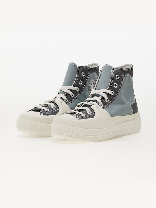 Converse Chuck Taylor All Star Construct Stiefel Tidepool Grey / Cyber Grey