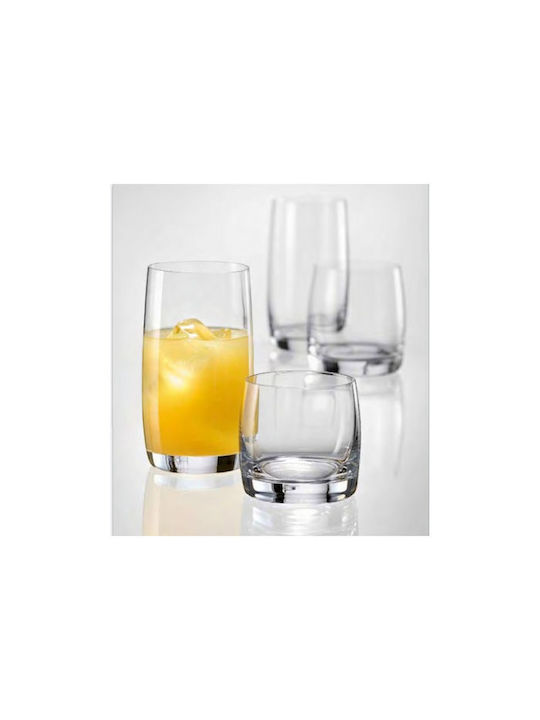 Crystal Beverage Glasses 6pcs "Pavo Plain" - 380ml