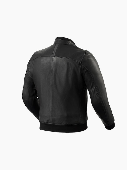 Rev'IT Travon Winter Men's Riding Jacket Leather Black