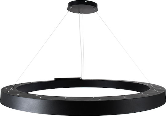 GloboStar Ra Hängelampe Schwarz mit Fassung E27 127.5x127.5cm.