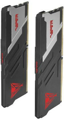 Patriot Viper Venom RGB 32GB DDR5 RAM with 2 Modules (2x16GB) and 6400 Speed for Desktop